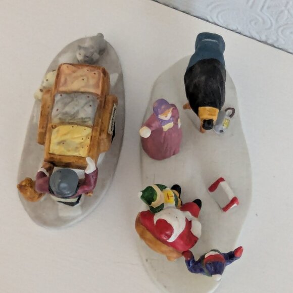 Lot of two Lemax Christmas Accessories - Picture with Santa and Fresh Fish - Picture 4 of 16